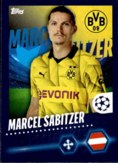 Marcel Sabitzer Borussia Dortmund samolepka Topps UEFA Champions League 2023/24 #97