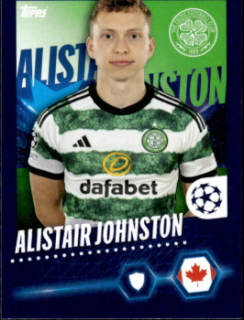 Alistair Johnston Celtic Glasgow samolepka Topps UEFA Champions League 2023/24 #109