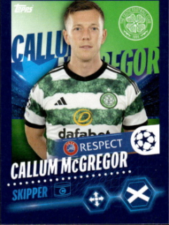 Callum McGregor Celtic Glasgow samolepka Topps UEFA Champions League 2023/24 #112