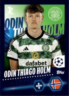 Odin Thiago Holm Celtic Glasgow samolepka Topps UEFA Champions League 2023/24 #115