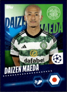 Daizen Maeda Celtic Glasgow samolepka Topps UEFA Champions League 2023/24 #117