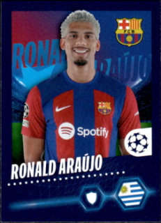 Ronald Araujo FC Barcelona samolepka Topps UEFA Champions League 2023/24 #126