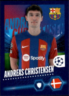 Andreas Christensen FC Barcelona samolepka Topps UEFA Champions League 2023/24 #127