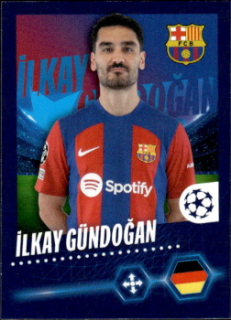 Ilkay Gundogan FC Barcelona samolepka Topps UEFA Champions League 2023/24 #130