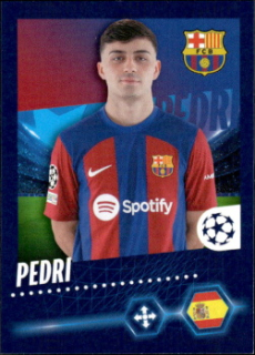 Pedri FC Barcelona samolepka Topps UEFA Champions League 2023/24 #131
