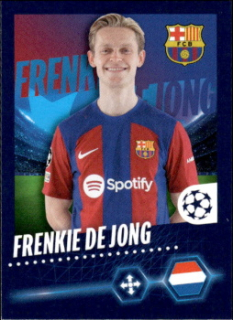 Frenkie de Jong FC Barcelona samolepka Topps UEFA Champions League 2023/24 #133