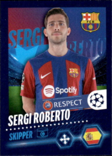Sergi Roberto FC Barcelona samolepka Topps UEFA Champions League 2023/24 #134