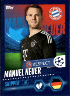 Manuel Neuer Bayern Munchen samolepka Topps UEFA Champions League 2023/24 #143