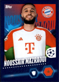 Noussair Mazraoui Bayern Munchen samolepka Topps UEFA Champions League 2023/24 #147