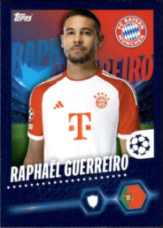 Raphael Guerreiro Bayern Munchen samolepka Topps UEFA Champions League 2023/24 #148