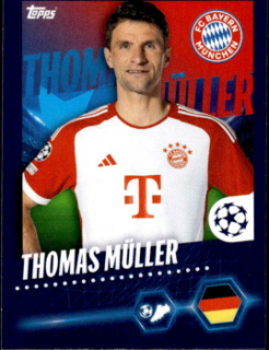 Thomas Muller Bayern Munchen samolepka Topps UEFA Champions League 2023/24 #153