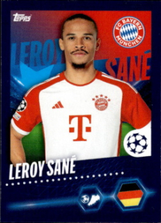 Leroy Sane Bayern Munchen samolepka Topps UEFA Champions League 2023/24 #154