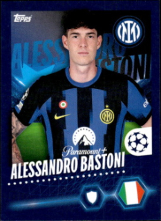Alessandro Bastoni Internazionale Milano samolepka Topps UEFA Champions League 2023/24 #165