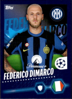 Federico Dimarco Internazionale Milano samolepka Topps UEFA Champions League 2023/24 #166