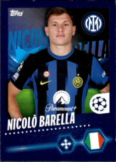 Nicolo Barella Internazionale Milano samolepka Topps UEFA Champions League 2023/24 #172