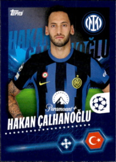 Hakan Calhanoglu Internazionale Milano samolepka Topps UEFA Champions League 2023/24 #173