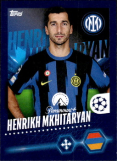Henrikh Mkhitaryan Internazionale Milano samolepka Topps UEFA Champions League 2023/24 #174
