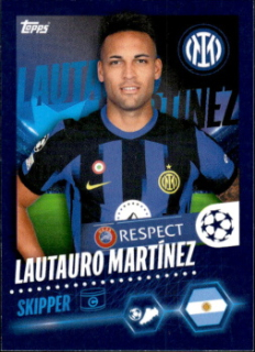 Lautaro Martinez Internazionale Milano samolepka Topps UEFA Champions League 2023/24 #176