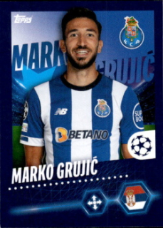 Marko Grujic FC Porto samolepka Topps UEFA Champions League 2023/24 #187