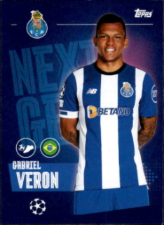 Gabriel Veron FC Porto samolepka Topps UEFA Champions League 2023/24 Next Gen #197