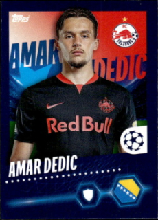 Amar Dedic FC Red Bull Salzburg samolepka Topps UEFA Champions League 2023/24 #201