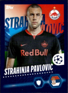 Strahinja Pavlovic FC Red Bull Salzburg samolepka Topps UEFA Champions League 2023/24 #202