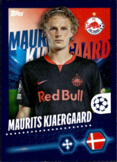Maurits Kjaergaard FC Red Bull Salzburg samolepka Topps UEFA Champions League 2023/24 #207