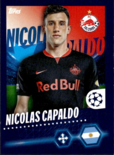 Nicolas Capaldo FC Red Bull Salzburg samolepka Topps UEFA Champions League 2023/24 #209