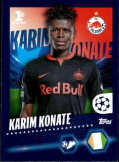 Karim Konate FC Red Bull Salzburg samolepka Topps UEFA Champions League 2023/24 #213