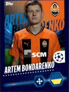 Artem Bondarenko Shakhtar Donetsk samolepka Topps UEFA Champions League 2023/24 #227