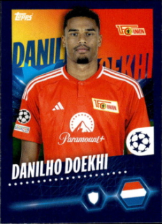 Danilho Doekhi Union Berlin samolepka Topps UEFA Champions League 2023/24 #240