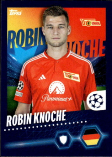 Robin Knoche Union Berlin samolepka Topps UEFA Champions League 2023/24 #242