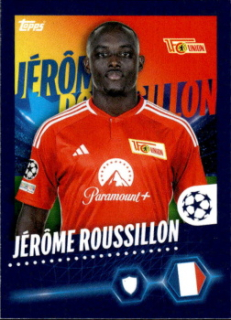 Jerome Roussillon Union Berlin samolepka Topps UEFA Champions League 2023/24 #243