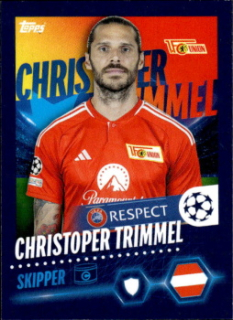 Christopher Trimmel Union Berlin samolepka Topps UEFA Champions League 2023/24 #244