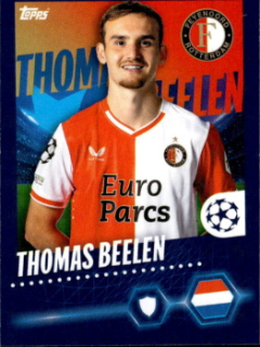Thomas Beelen Feyenoord samolepka Topps UEFA Champions League 2023/24 #260