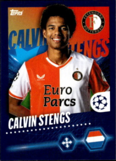 Calvin Stengs Feyenoord samolepka Topps UEFA Champions League 2023/24 #267