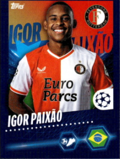 Igor Paixao Feyenoord samolepka Topps UEFA Champions League 2023/24 #269