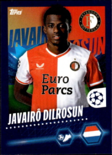Javairo Dilrosun Feyenoord samolepka Topps UEFA Champions League 2023/24 #272