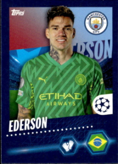 Ederson Manchester City samolepka Topps UEFA Champions League 2023/24 #295