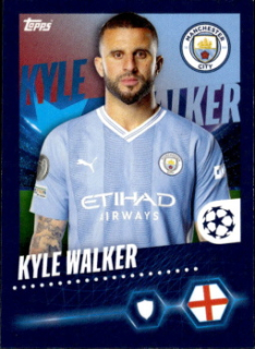 Kyle Walker Manchester City samolepka Topps UEFA Champions League 2023/24 #296