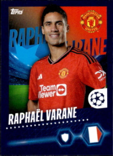 Raphael Varane Manchester United samolepka Topps UEFA Champions League 2023/24 #318