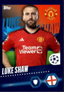 Luke Shaw Manchester United samolepka Topps UEFA Champions League 2023/24 #320
