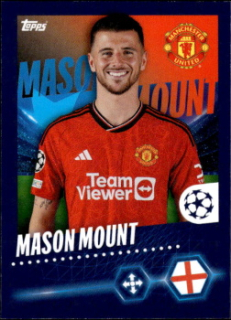 Mason Mount Manchester United samolepka Topps UEFA Champions League 2023/24 #323
