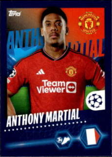 Anthony Martial Manchester United samolepka Topps UEFA Champions League 2023/24 #329