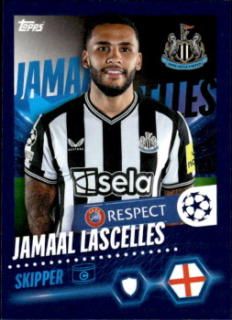 Jamaal Lascelles Newcastle United samolepka Topps UEFA Champions League 2023/24 #338
