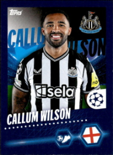 Callum Wilson Newcastle United samolepka Topps UEFA Champions League 2023/24 #348