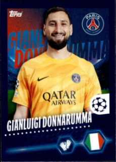 Gianluigi Donnarumma Paris Saint-Germain samolepka Topps UEFA Champions League 2023/24 #352