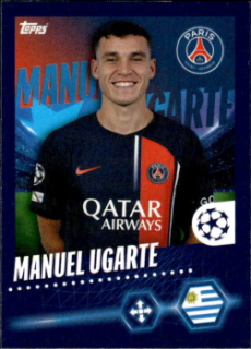 Manuel Ugarte Paris Saint-Germain samolepka Topps UEFA Champions League 2023/24 #360