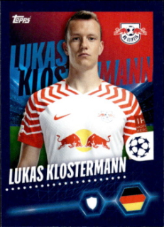Lukas Klostermann RB Leipzig samolepka Topps UEFA Champions League 2023/24 #374