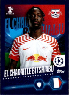 El Chadaille Bitshiabu RB Leipzig samolepka Topps UEFA Champions League 2023/24 #376